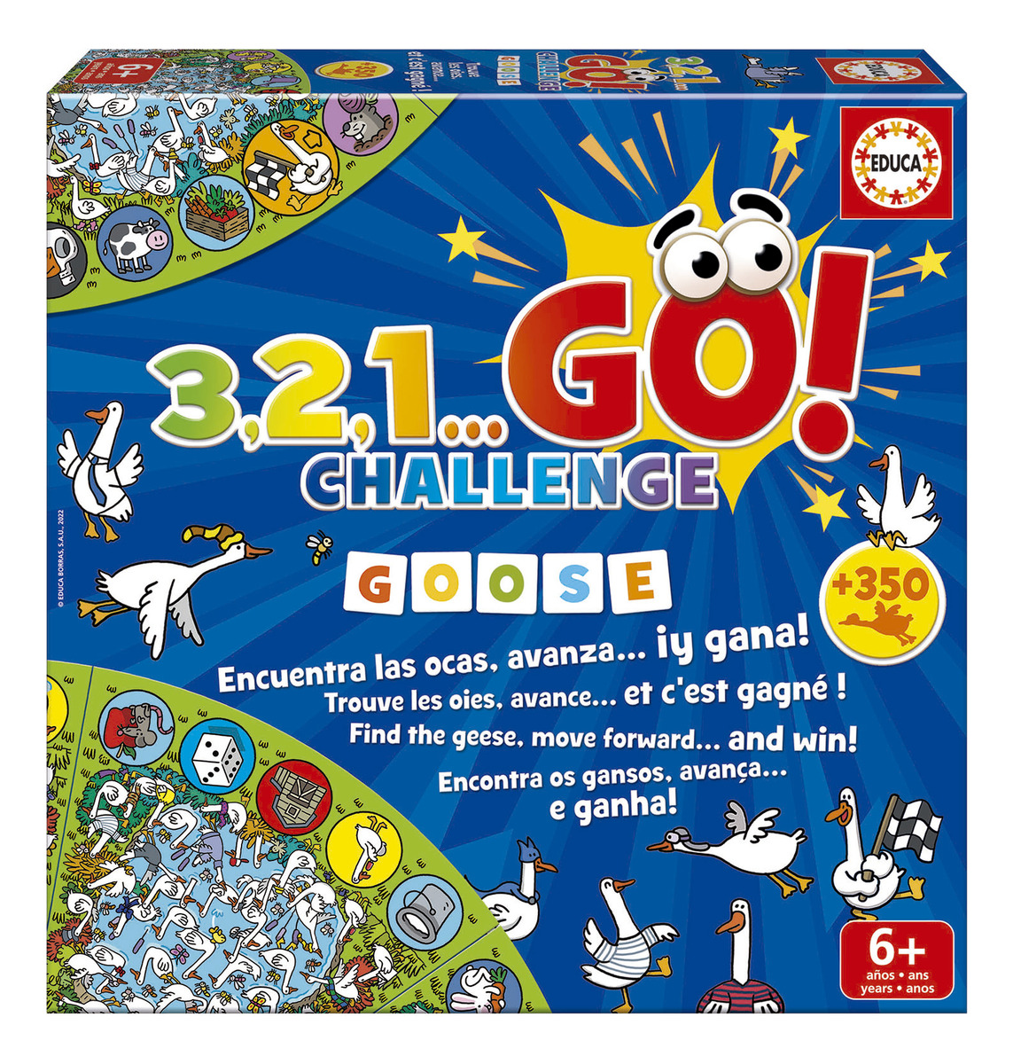 Juego Infantil 3, 2, 1... Go! Busca Las Ocas Educa Trex
