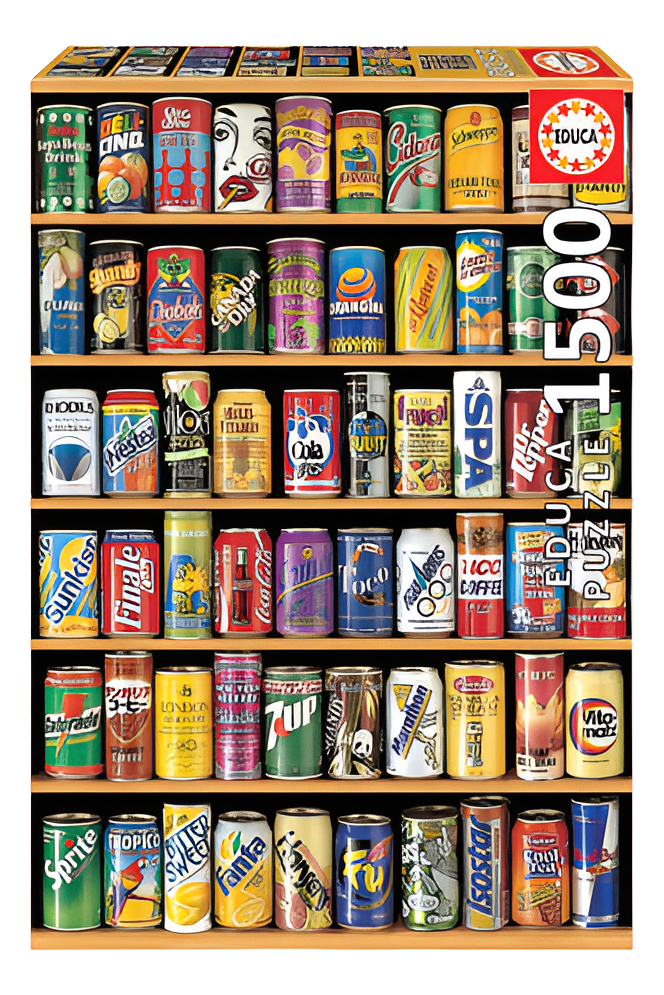Puzzle Rompecabezas Mueble Con Latas Coleccion 1500pcs Educa