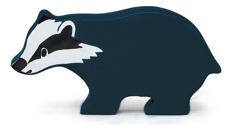 Figura Tejón Animal Tender Leaf Toys Juguete De Madera Trex®