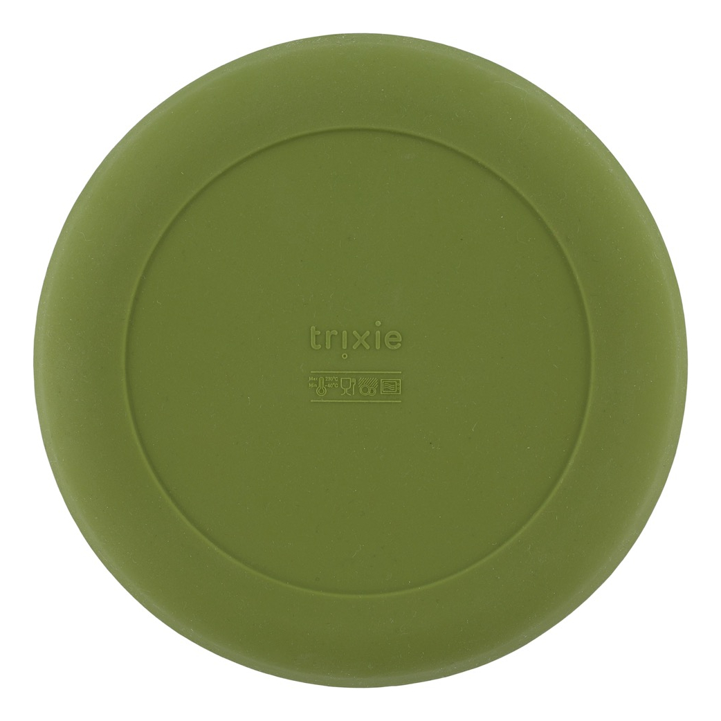 Plato Silicona Dinosaurio Bebe Infantil Seguro Trixie Trex