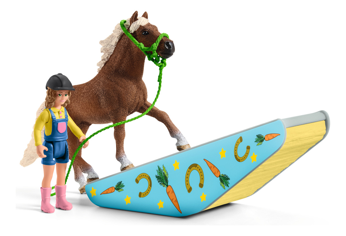 Set Entrenamiento Agilidad Ponis Schleich Farm World Trex