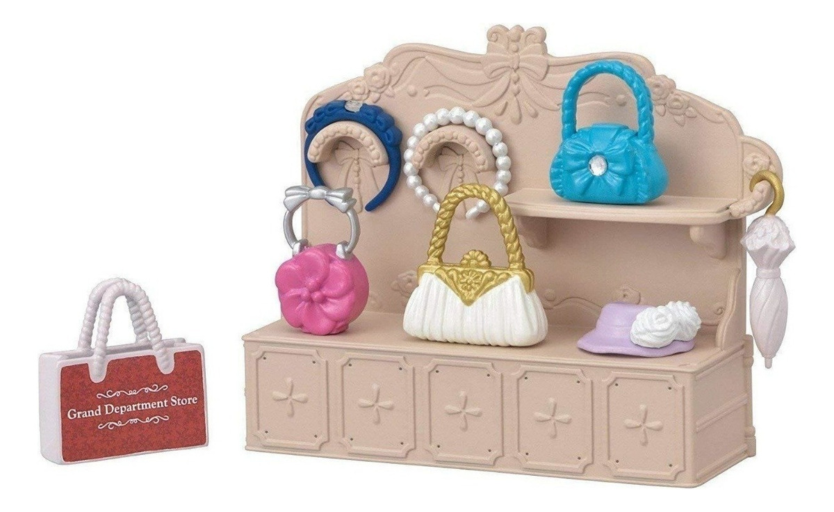 Sylvanian Families Mostrador Tienda Ropa Accesorios Juguete