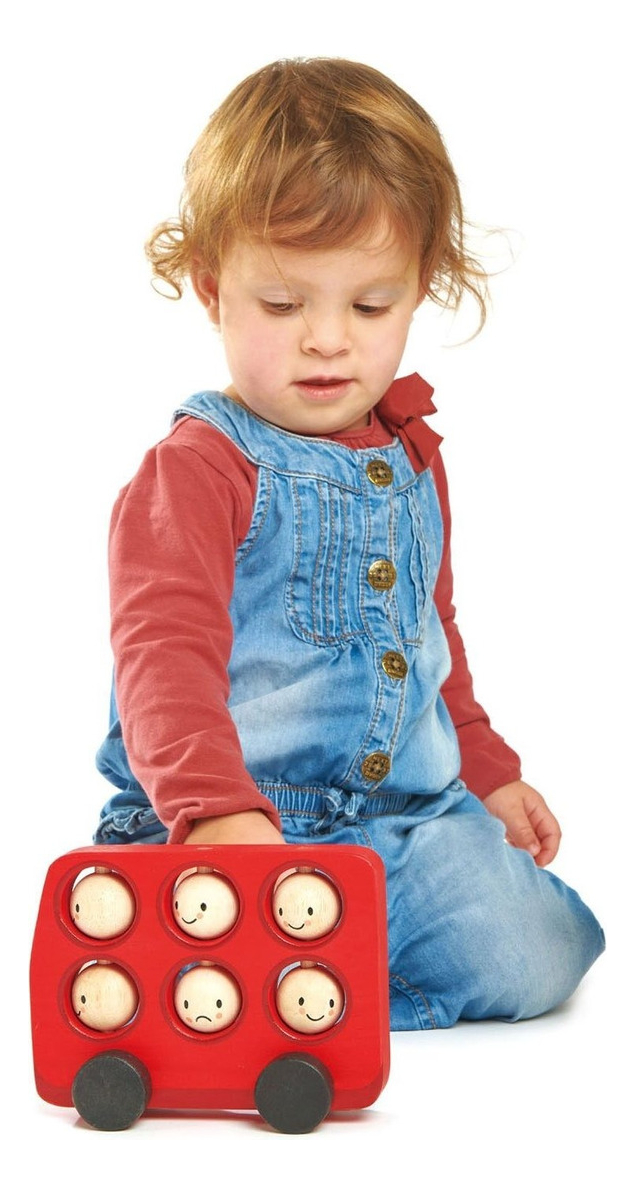 Juguete Bus Feliz London Tender Leaf Madera Infantil Trex ®