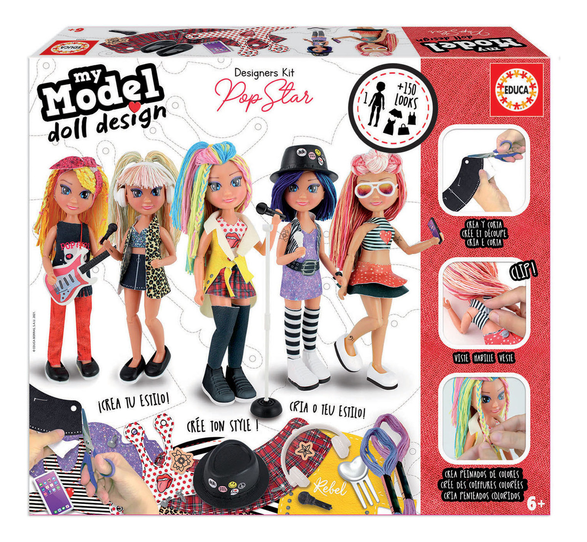 My Model Doll Design Pop Star 19203 Educa Tx