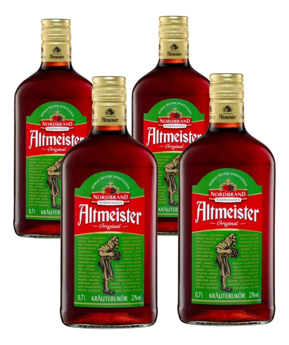 Licor De Hierbas Altmeister Original Pack X4 Botellas 700ml