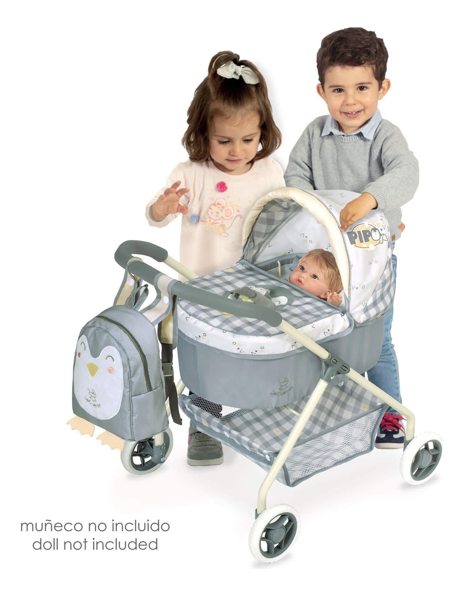 Cochecito De Cuevas Mi Primer Coche Pipo Mochila Juguete Tx