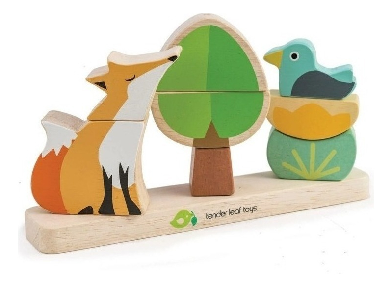 Tender Leaf Toys Apilador De Animales Niños Juguete Madera ®