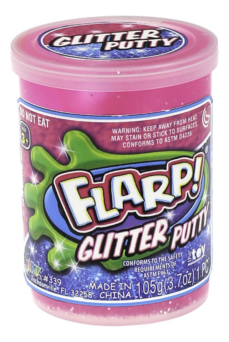 Slime Flarp Con Purpurina Ruidos Graciosos Glitter Ja-ru Tx
