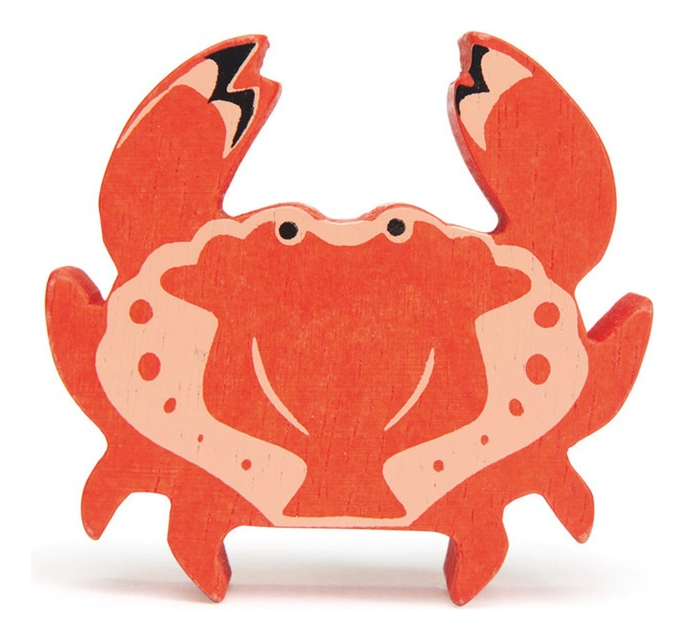 Tender Leaf Toys Cangrejo Óceano Mar Juguete Madera Niños ®
