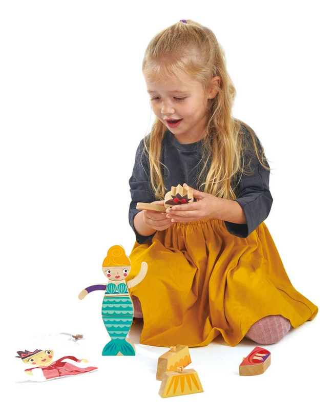 Princesas Sirenas Tender Leaf Juego Infancia Niñez Niños Tx