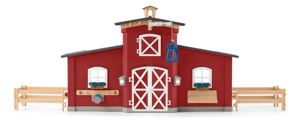 Granero Animales Granja + Accesorios Farm World Schleich Tx