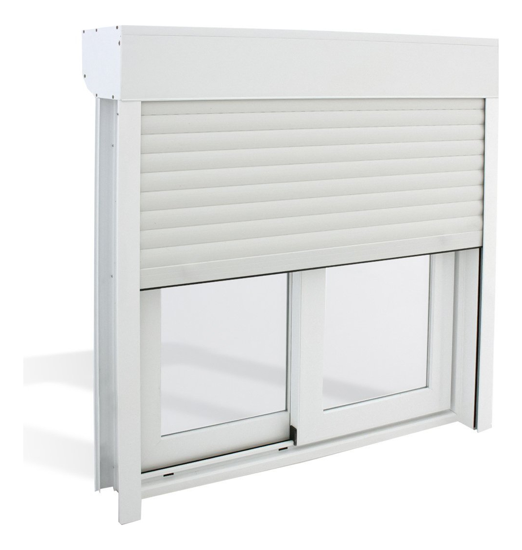 Monoblock Ventana De Pvc Corrediza 134 X 120 Persiana Trex