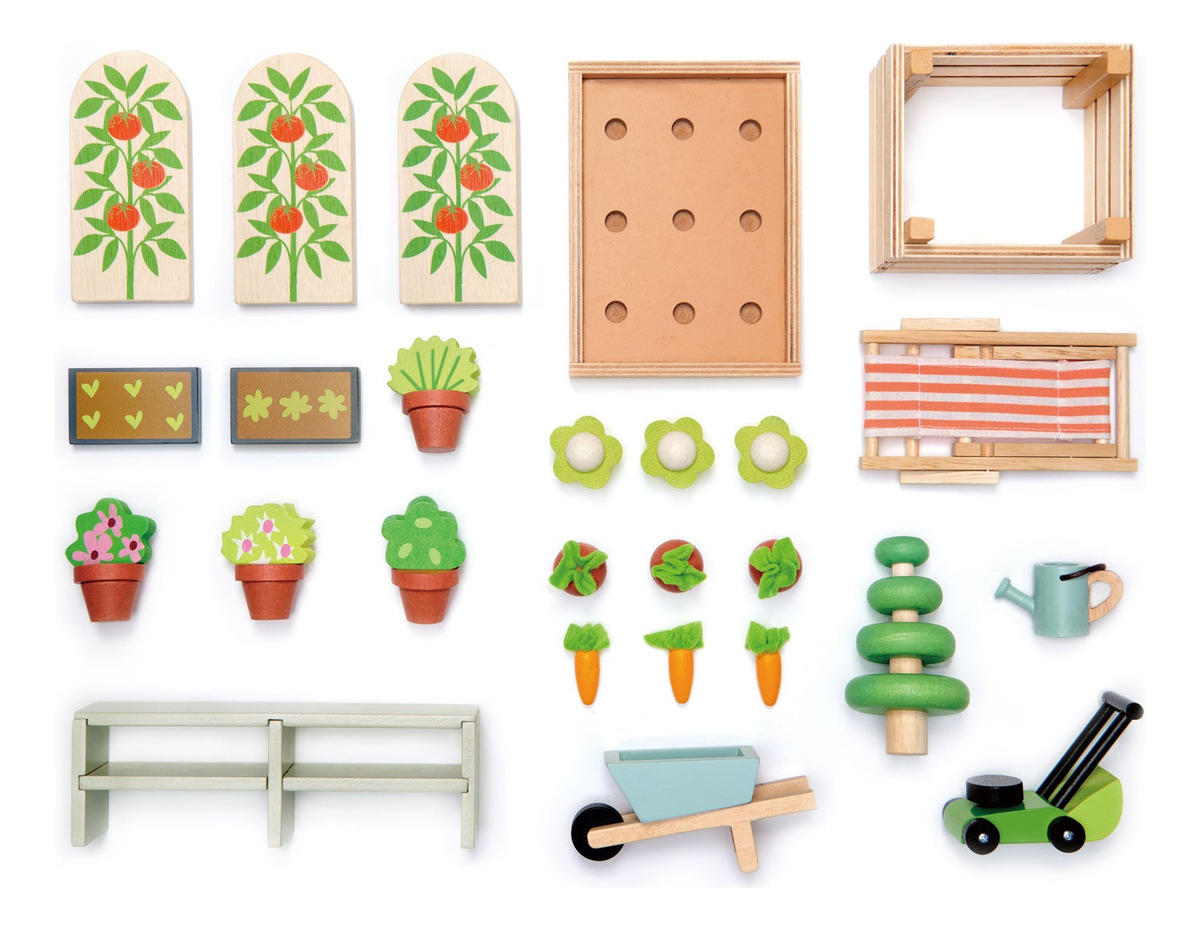 Juguete Niños Invernadero Y Jardin Tender Leaf Madera Trex®
