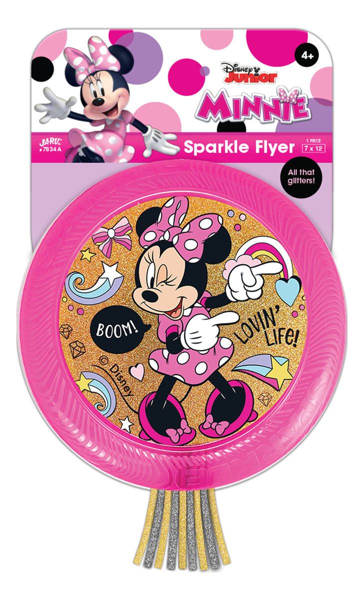 Lanzador Disco Frisbee Plato Volador Disney Minnie Jaru Trex