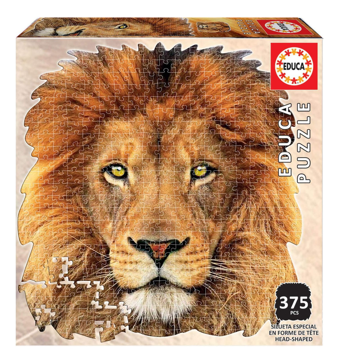 Puzzle Rompecabezas Panda Cabeza 322 Pcs Educa Infantil Trex