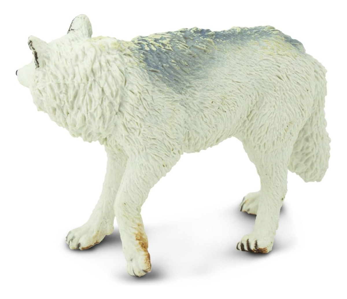 Figura Realista Lobo Blanco Salvaje Safari Trex