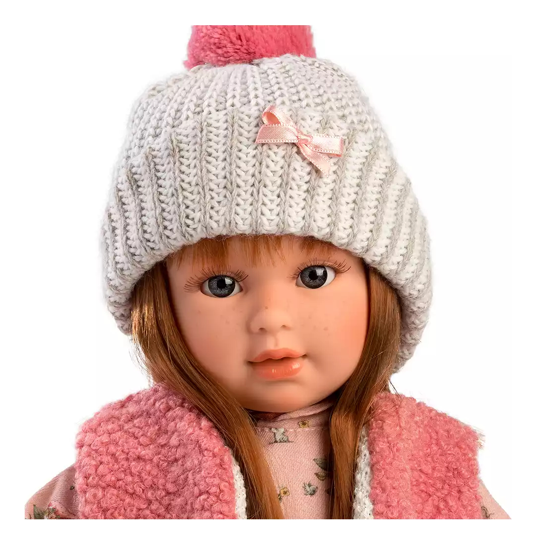 Muñeca Bebe Llorens Niña Sofia Pelirroja Juguete Infantil Tx