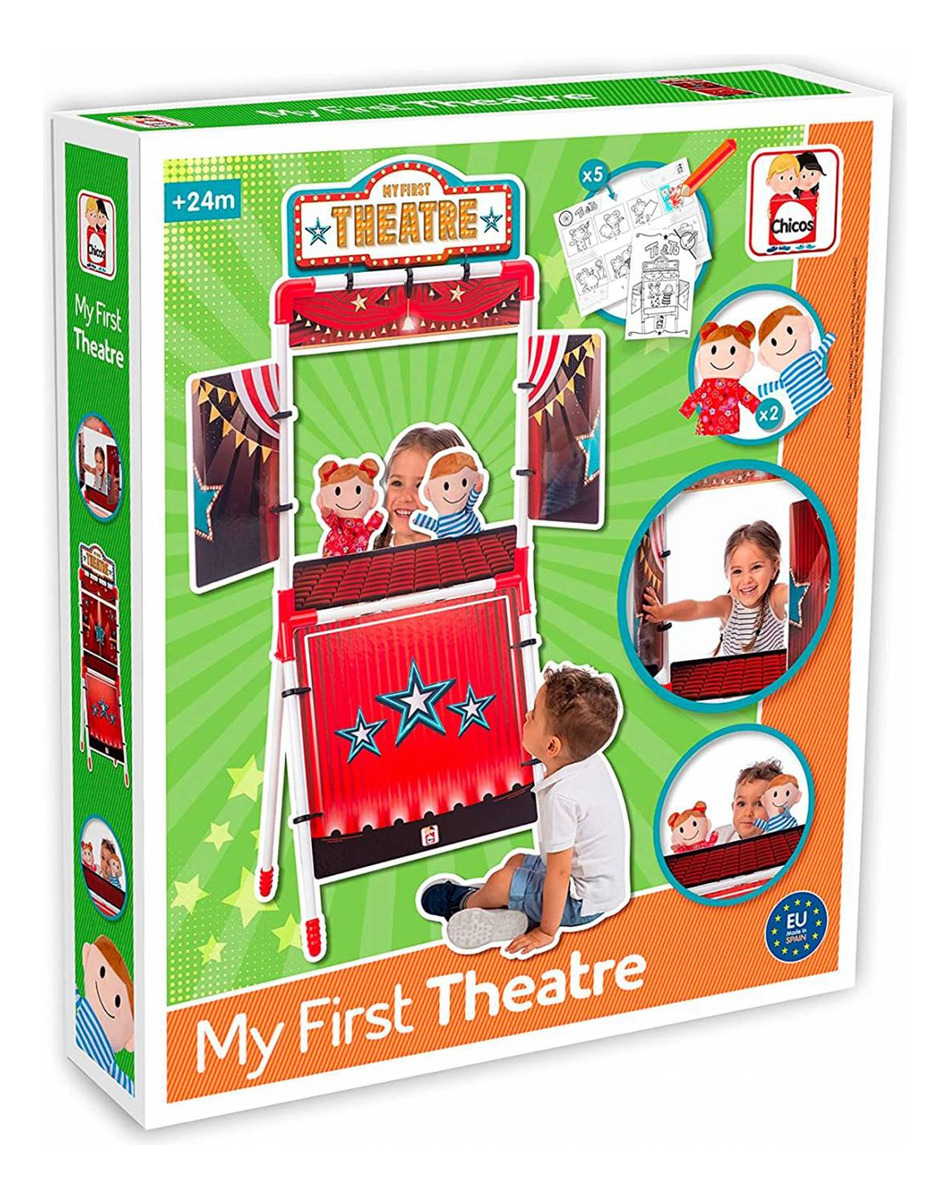 Juguete Mi Primer Teatro Marionetas Niños Didactico Juego Ax