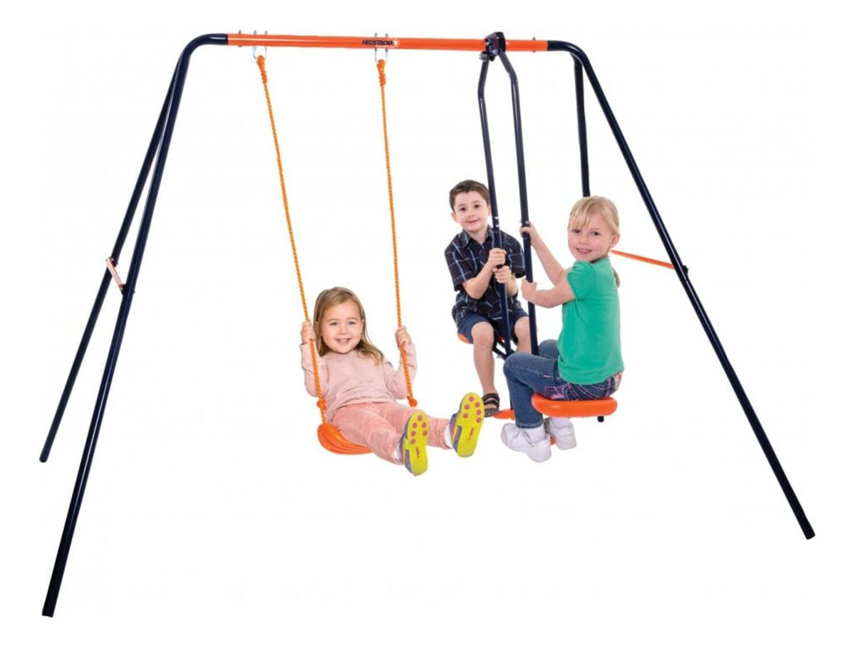 Hamaca + Balancin Juego Infantil Exterior Patio Hedstrom Trx