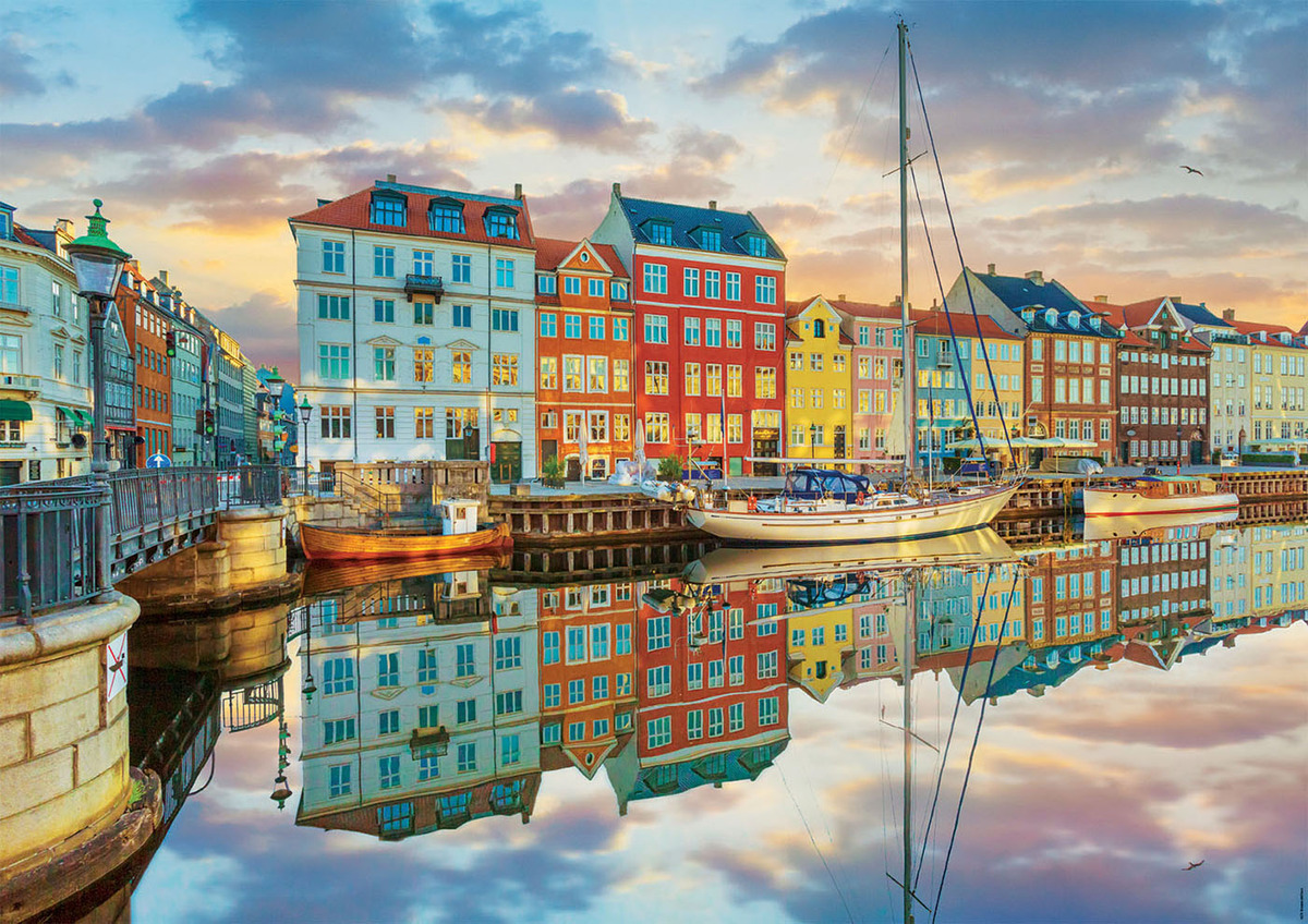Puzzle Rompecabezas Puerto De Copenhague 2000 Pcs Educa Tx