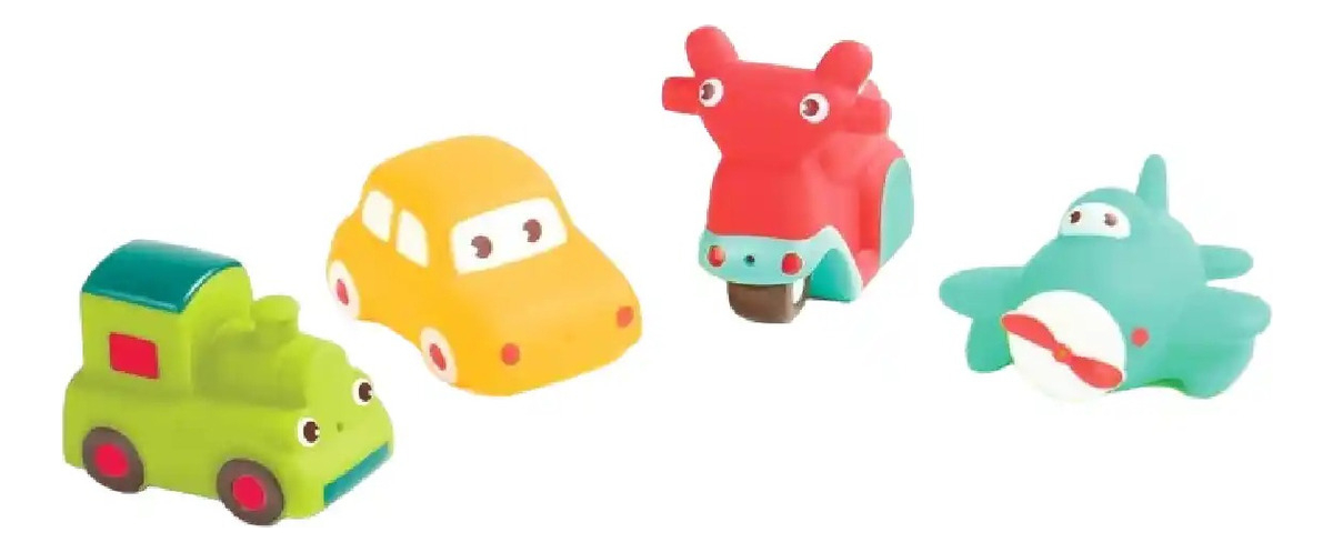 Juguetes De Baño Ludi Rociadores Vehiculos Coloridos Trex