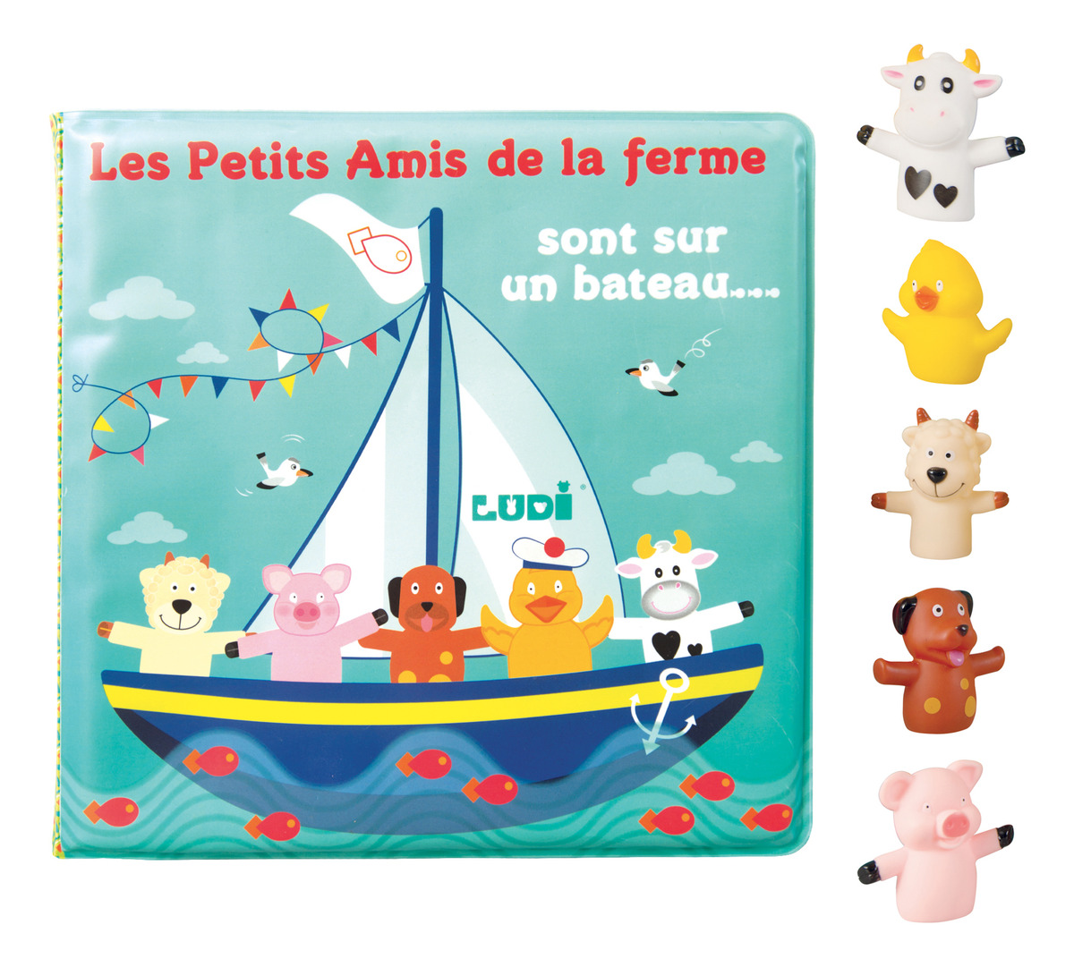 Libro Bebe Marionetas Hora Del Baño Juego Diversion Ludi Tx