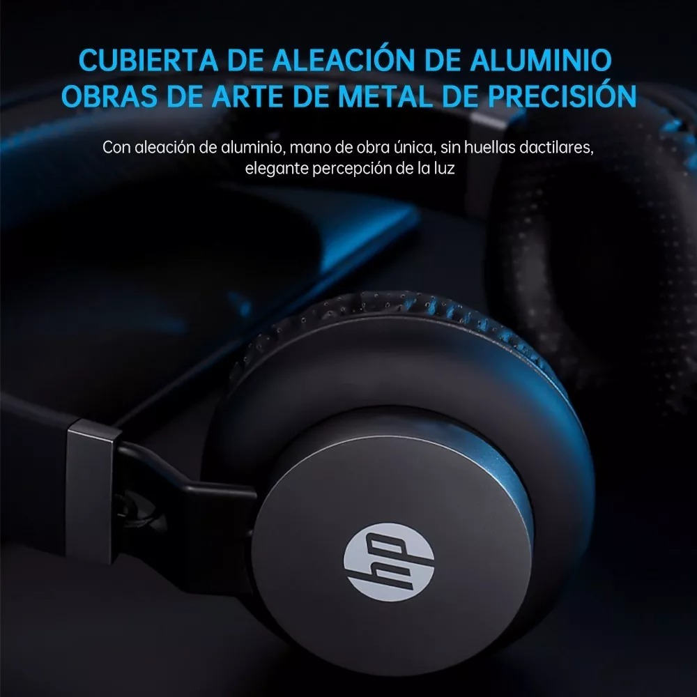 Auriculares Gamer Hp Auxiliar Plegable Cascos Microfono Trex