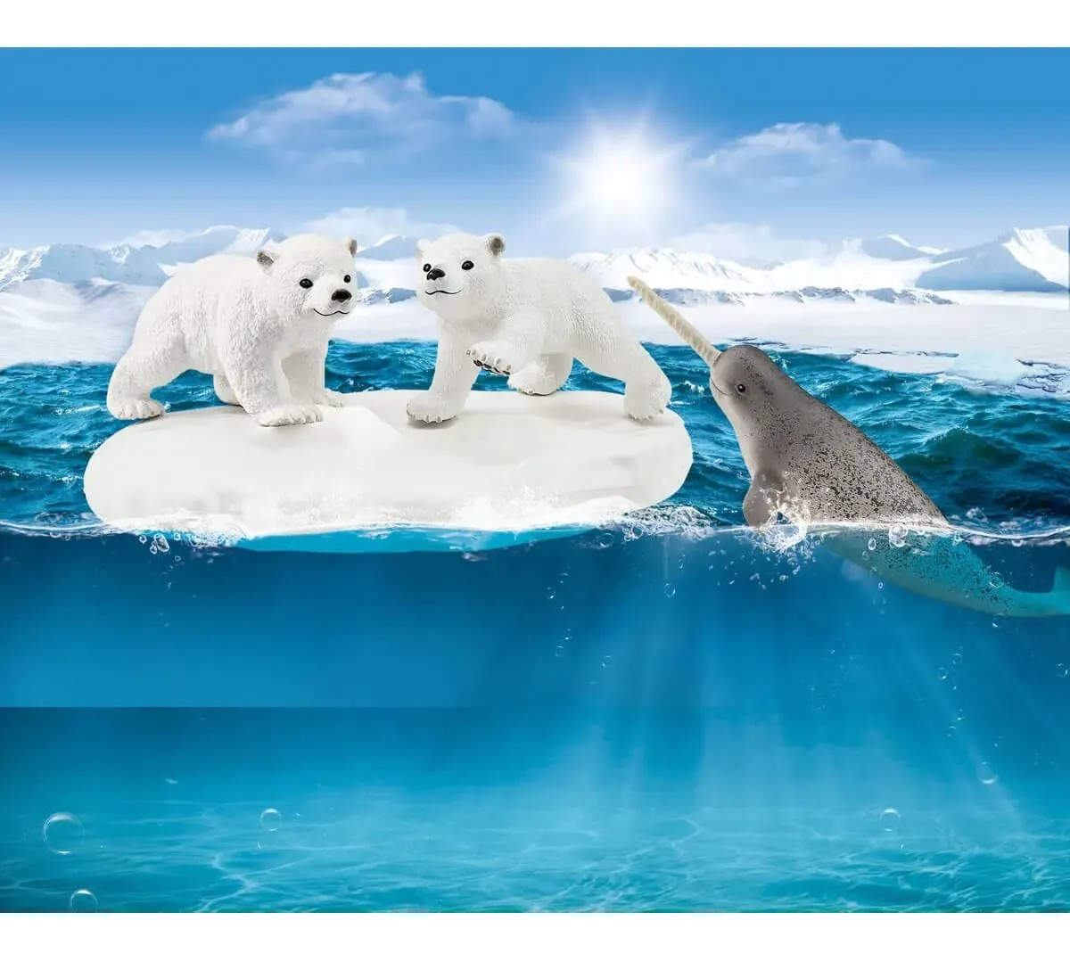 Figura Parque Infantil Polar 4pcs +3 Schleich 42531 Trex