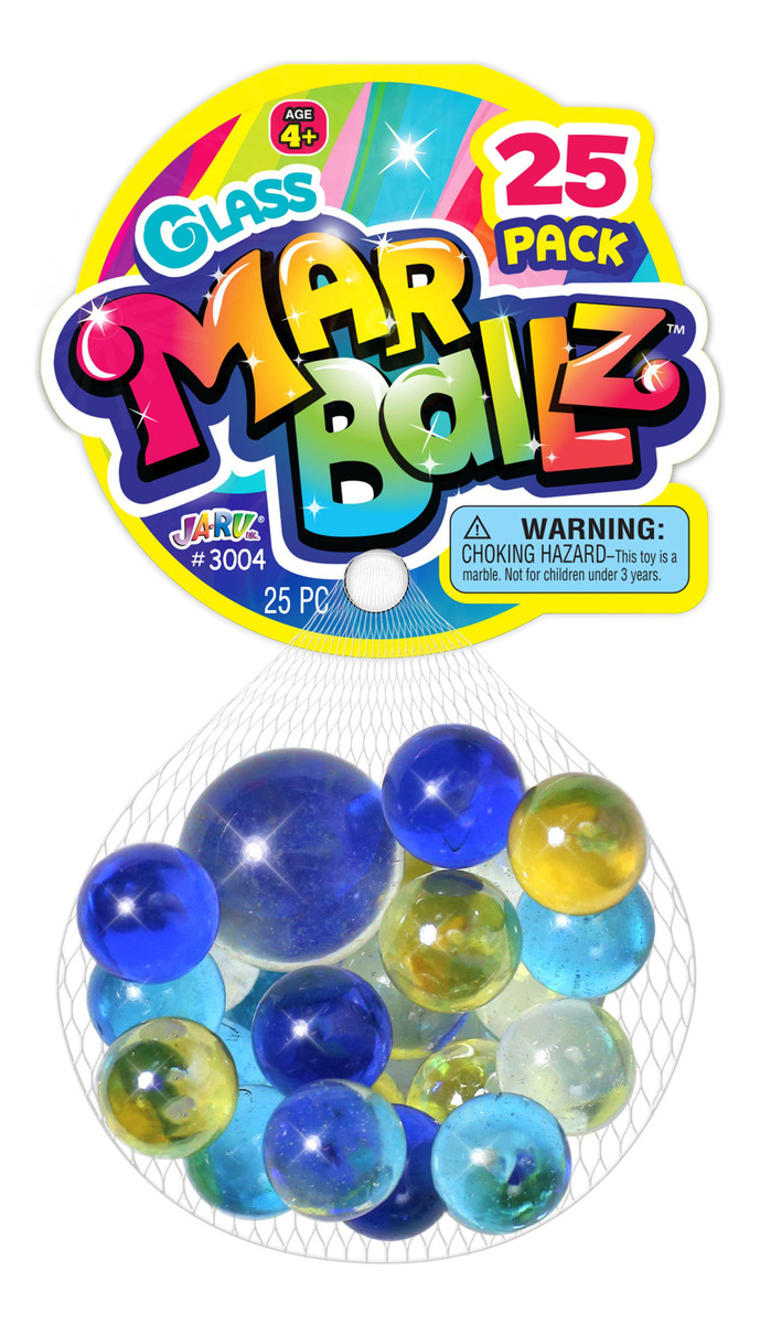 Juego 25 Bolitas Canicas Vidrio Infantil Tiktok Ja Ru Trx