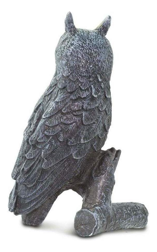 Buho De Orejas Largas Lechuza Figura Safari Realista Trex