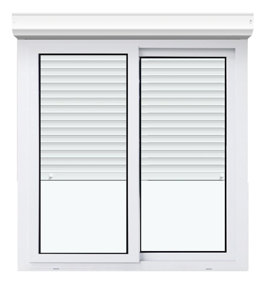 Monoblock Ventana De Pvc Corrediza + Persiana 120 X 100 Tx