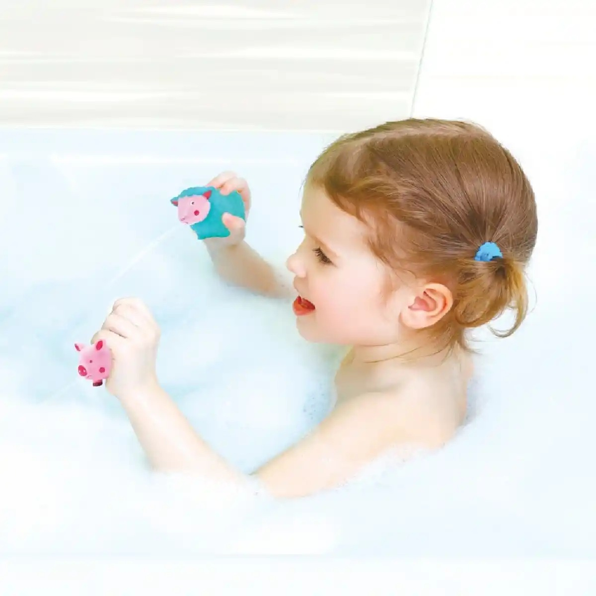 Juguete De Baño Rociadores Ludi Animales Granja Para Bebes