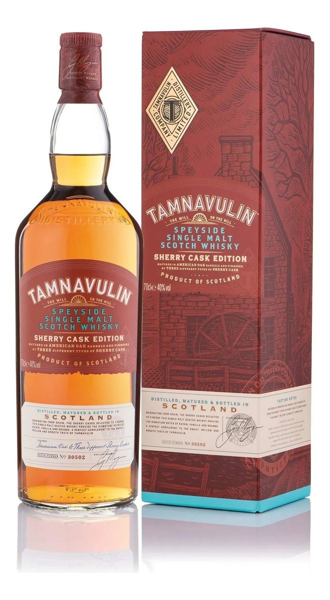 Whisky Tamnavulin Sherry Cask 700ml Botella Premium Trex