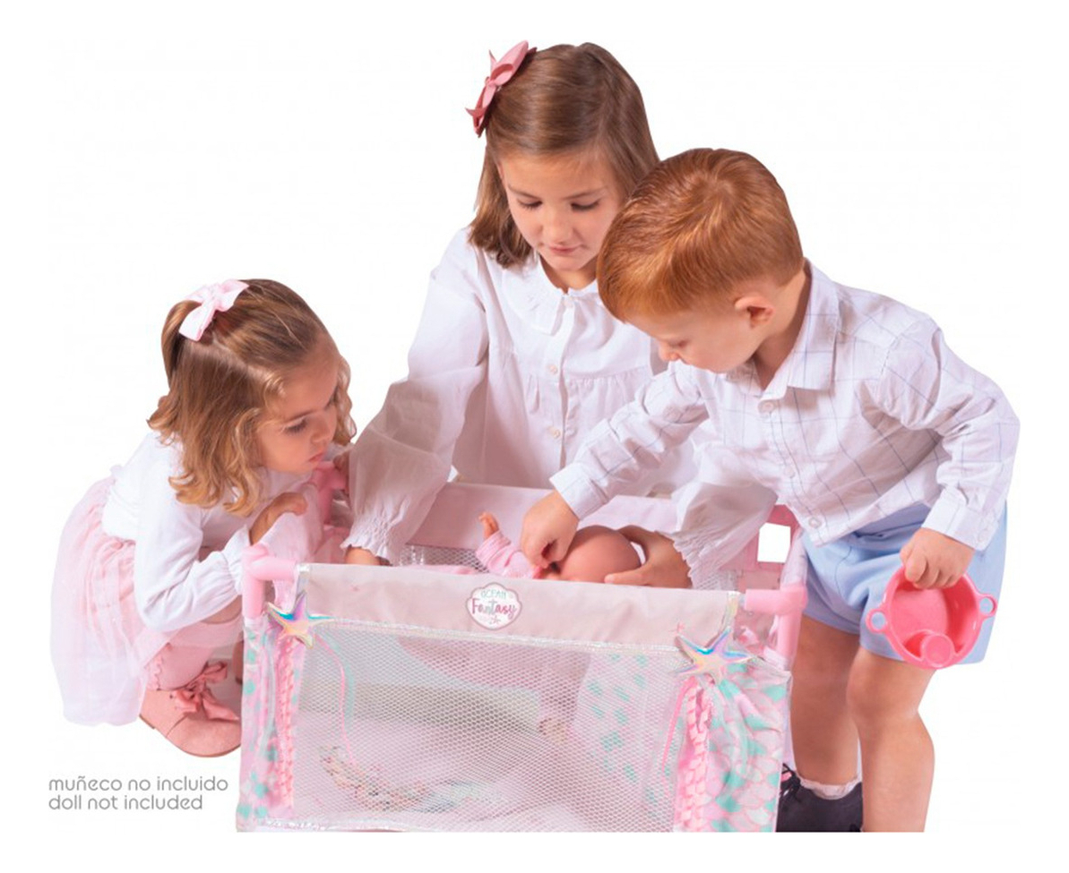 Cuna Para Muñecas De Cuevas Fantasy Bolso Juguete Infantil