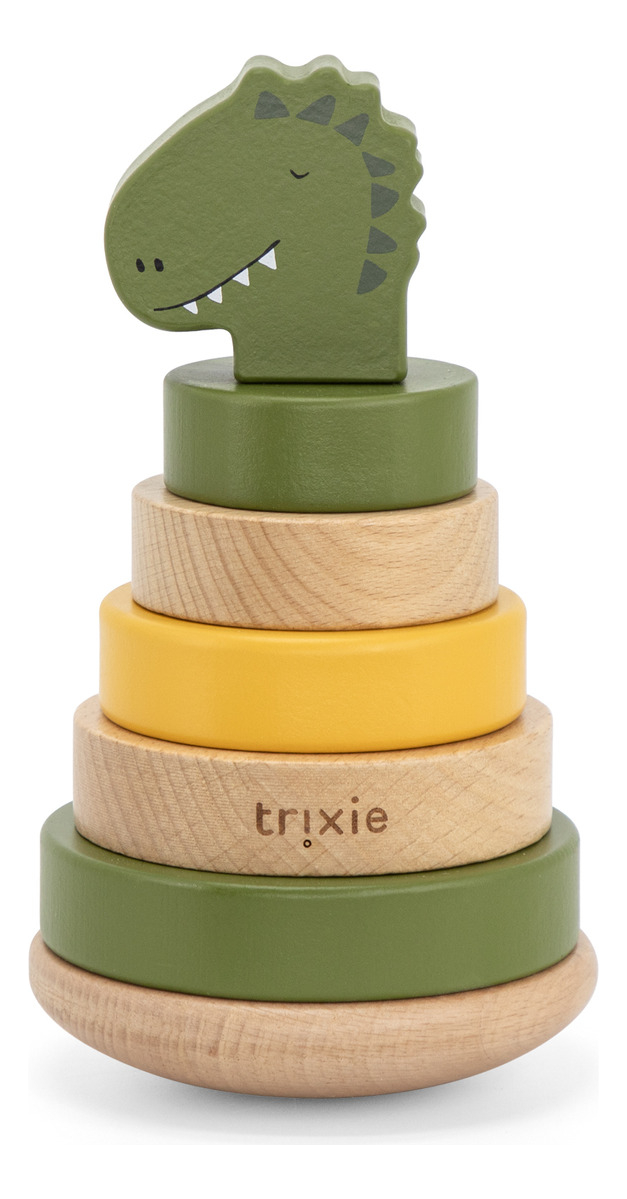 Torre Apilable Madera Leon Dinosaurio Tigre Raton Trixie Tx