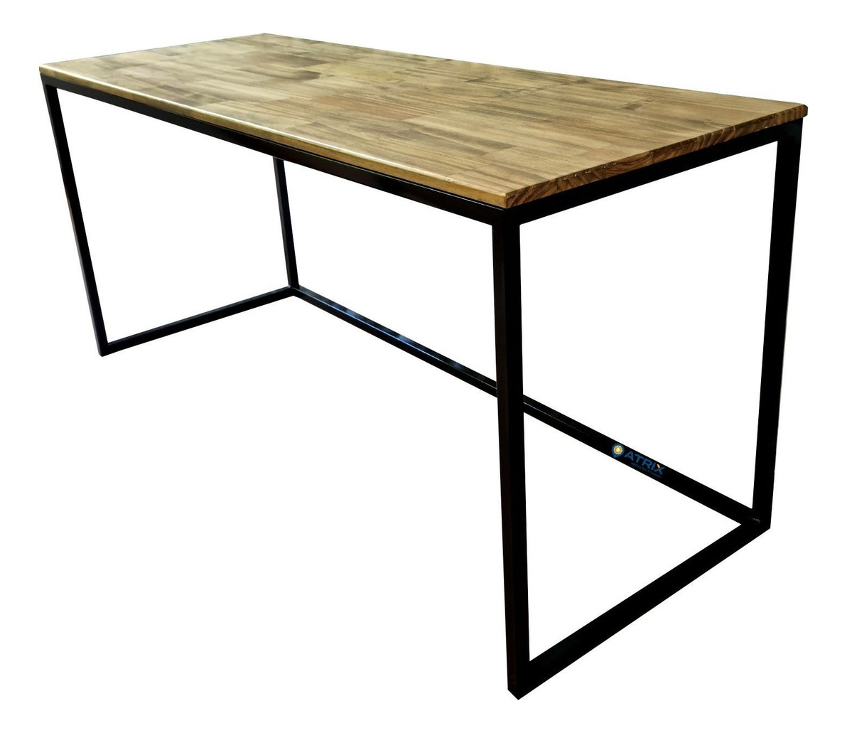 Escritorio Mesa Oficina Hogar Madera Y Hierro 1.6m Tp