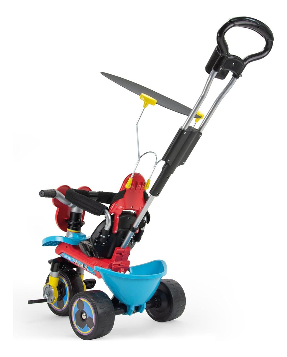 Triciclo Cochecito Evolutivo Mickey Mouse Injusa Infantil Tx