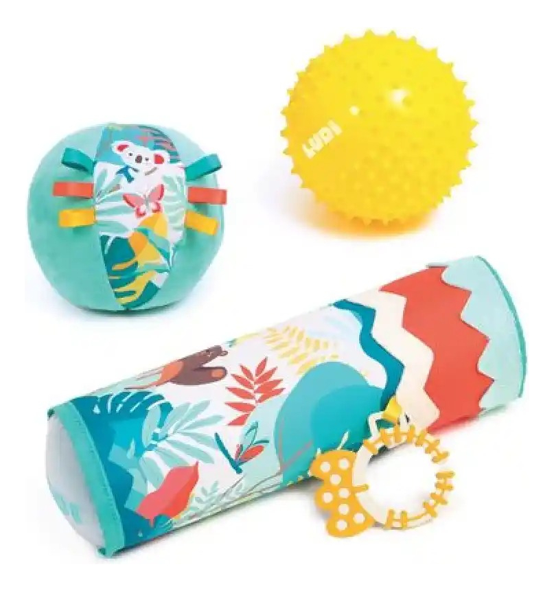 Caja De Tubo Y Pelota Sensorial Ludi Segura Y Divertida Trex