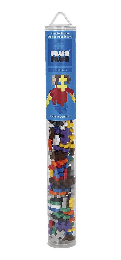Juego Construccion Plus Plus Bloques Encastre Tubo Personaje