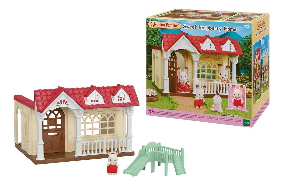 Sylvanian Families Casa De Frambuesa Juguete Muñecos Trex