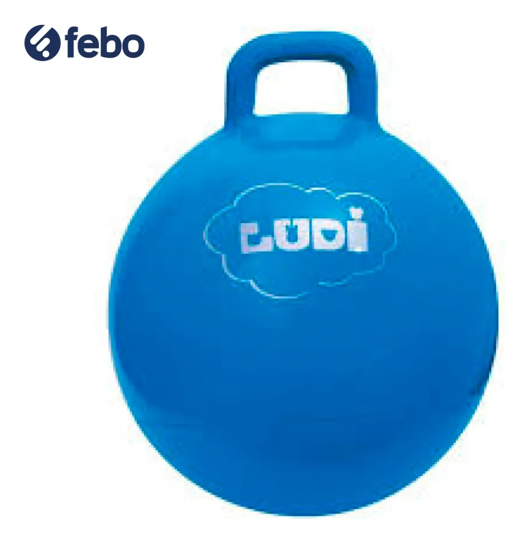Balon Infantil Saltarin Con Mango Color Azul +3 2781 Trex