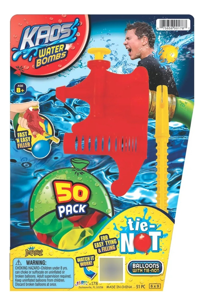 Bombita De Agua X50 + Adaptador Manguera Ja Ru Kaos Trex