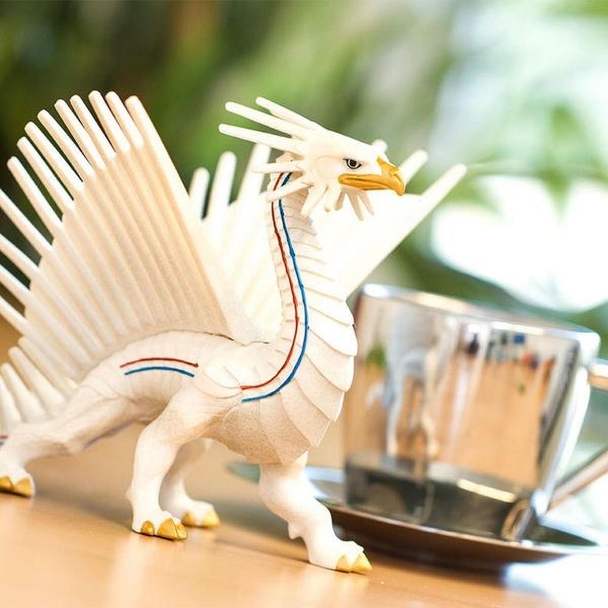 Dragon De Libertad Figura Safari Mitologica Realista Niño Tx