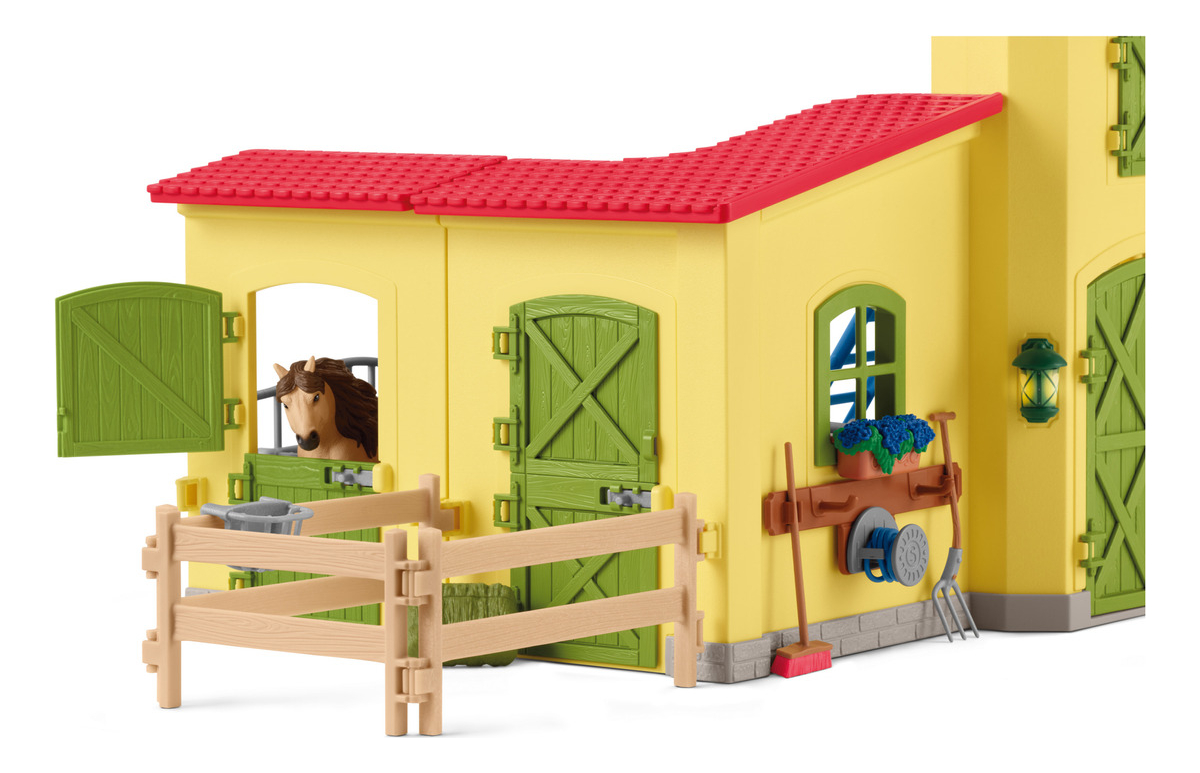 Figura Puerta Mini Establo Granja Infantil Coleccionable Trx