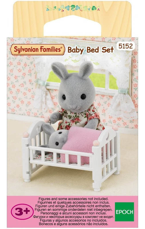 Sylvanian Families Set Cuna Para Bebe Cama Juguete Niños Tx