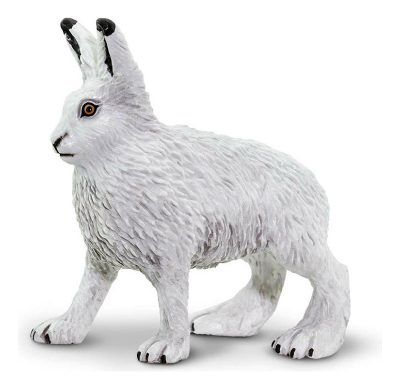 Liebre Ártica Polar Safari Figura Muñeco Escala Niño Niña Tx