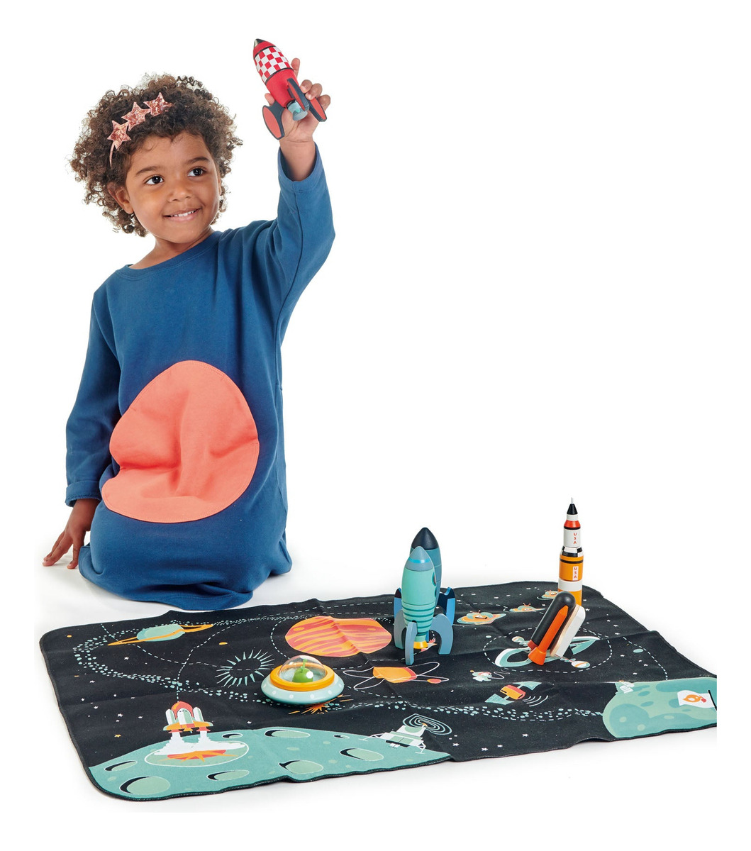 Set X3 Cohetes Tender Leaf Toy Para Construir De Madera Tx®