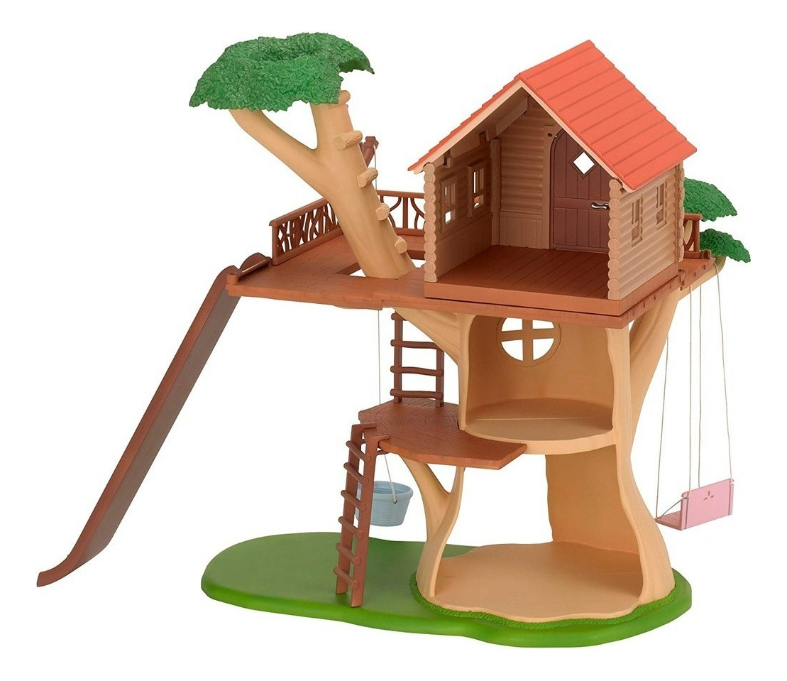 Sylvanian Families Casa Del Árbol Promo Conejos Niños Trex