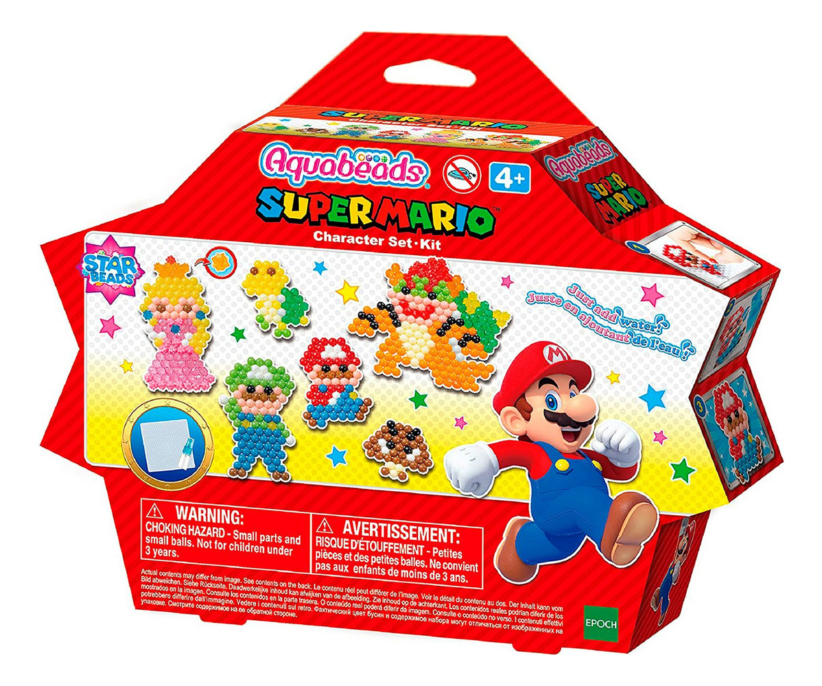 Aquabeads Kit Personajes Super Mario Manualidades Juguete Tx