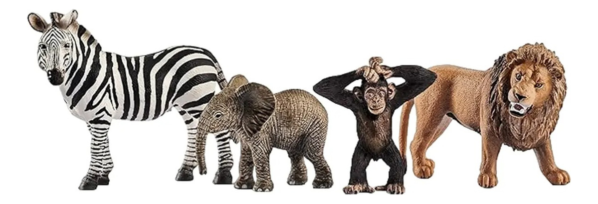 Set De Inicio De Vida Salvaje 4 Pcs +3 42387 Schleich Trex